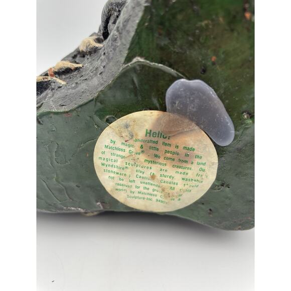 Vintage Matchless Grove By Matchless Candle And Sculptor Dragon Watcher - Picture 8 of 8